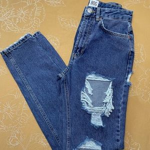 BDG Distressed High Rise Jeans